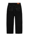 Raw-Washed Straight-Leg Jeans
